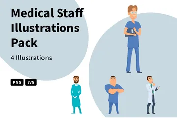Medical Staff Illustration Pack