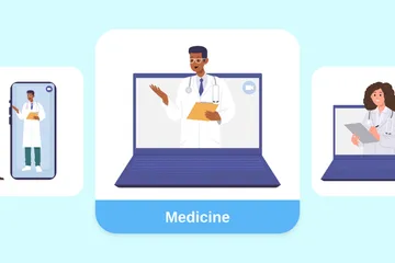 Medicine Illustration Pack