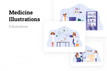 Medicine Illustration Pack