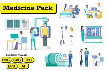 Medicine Pack Illustration Pack