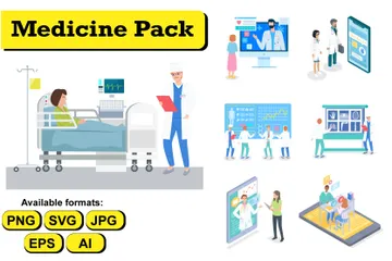 Medicine Pack Illustration Pack