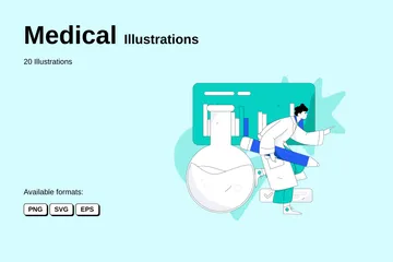 Médico Pacote de Ilustrações