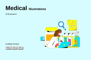 Médico Pacote de Ilustrações