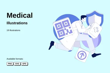 Médico Illustration Pack