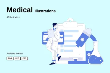 Médico Paquete de Ilustraciones