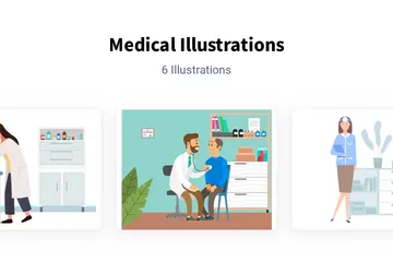 Médico Paquete de Ilustraciones