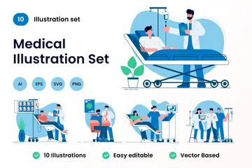 Medizinisch Illustrationspack