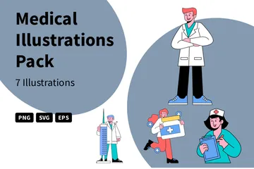 Medizinisch Illustrationspack