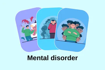 Mental Disorder Illustration Pack