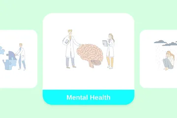 Mental Health Illustration Pack