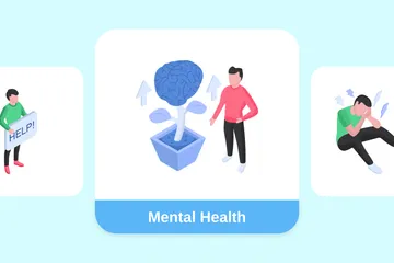 Mental Health Illustration Pack