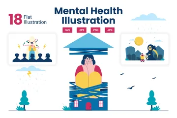 Mental Health Illustration Pack