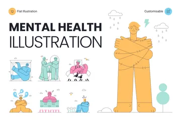 Mental Health Illustration Pack