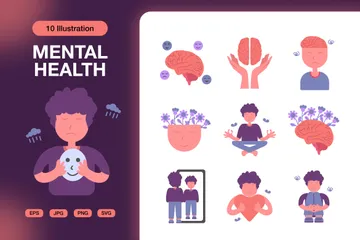 Mental Health Illustration Pack