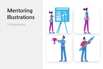 Mentoring Illustration Pack