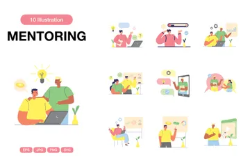 Mentoring Illustration Pack