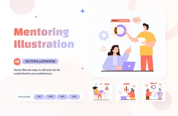 Mentoring Illustration Pack