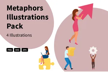 Metaphors Illustration Pack