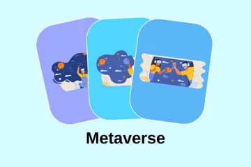 Metaverso Paquete de Ilustraciones