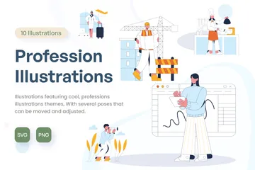 Profession Pack d'Illustrations