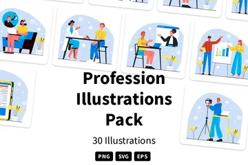 Profession Pack d'Illustrations