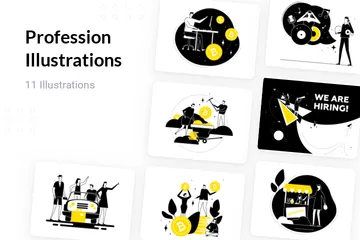 Profession Pack d'Illustrations