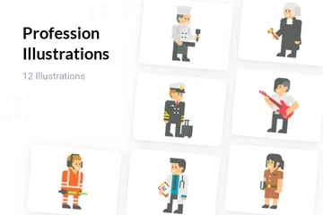 Profession Pack d'Illustrations