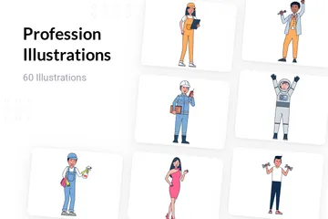 Profession Pack d'Illustrations