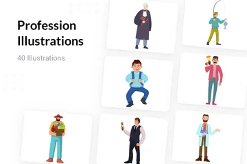 Profession Pack d'Illustrations