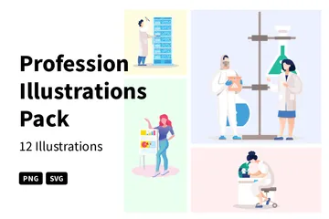 Profession Pack d'Illustrations