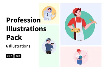 Profession Pack d'Illustrations