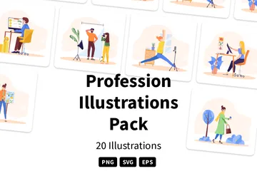 Profession Pack d'Illustrations