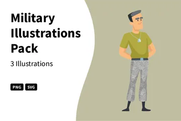 Militaire Pack d'Illustrations