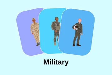 Militar Paquete de Ilustraciones