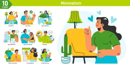 Minimalisme Illustration Pack