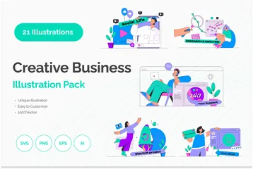 Creative Business Illustration Pack