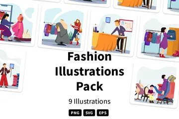Mode Illustrationspack