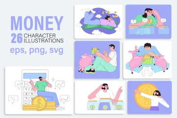 Money Illustration Pack