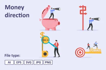 Money Direction Illustration Pack