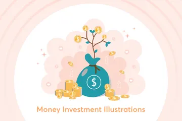 Money Investment Illustration Pack