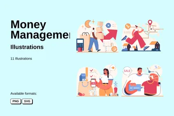 Money Management Illustration Pack