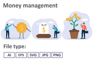 Money Management Illustration Pack