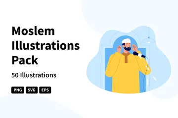 Moslem Illustration Pack