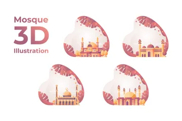 Mosque Illustration Pack