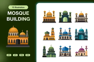 Mosque Illustration Pack