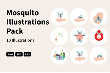 Mosquito Illustration Pack