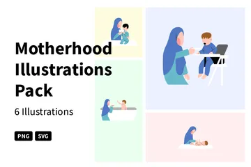 Motherhood Illustration Pack