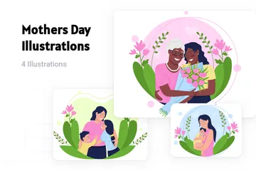 Mothers Day Illustration Pack