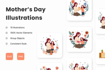 Mother's Day Illustration Pack