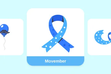 Movember Pack d'Illustrations